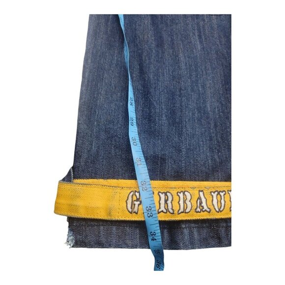 Vintage Marithe Francois Girbaud Jean Mens 38 Blue Y2K Embroidered Baggy Hot Boy - Picture 10 of 16